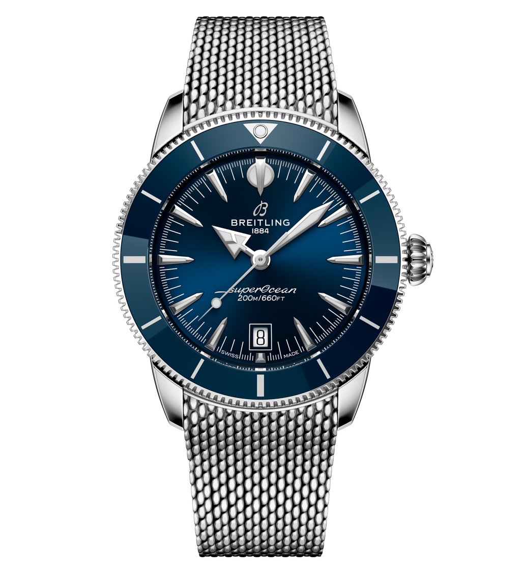 BRT Superocean Heritage B31 Automatic 42 Watch with Blue Dial